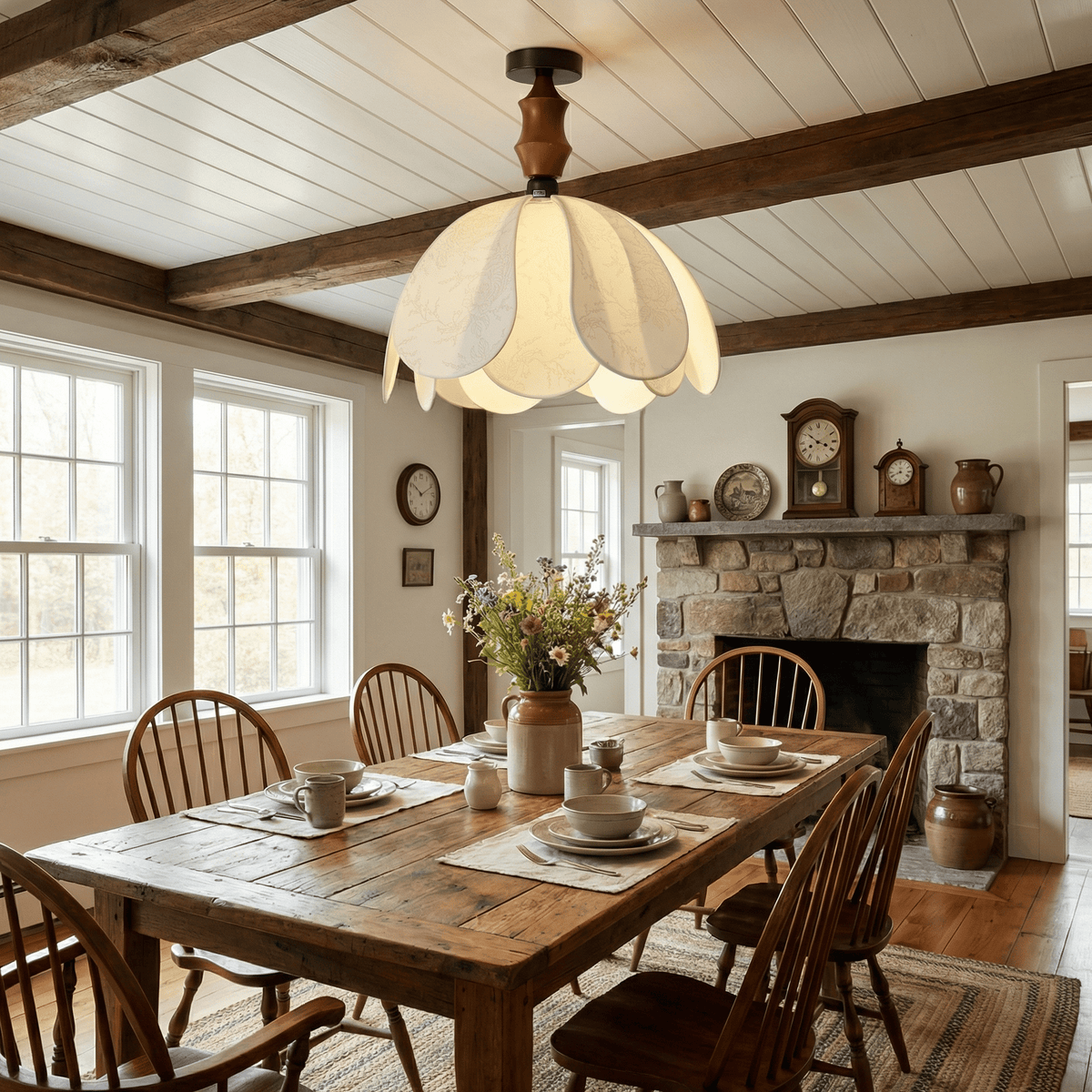 Petal Flush Mount Light — Ceiling Light | Maison Monashee — view 2