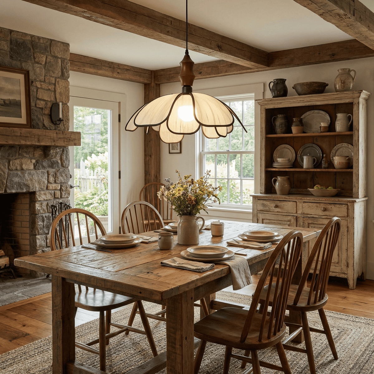 Fabric Hanging Light — Pendant Light | Maison Monashee — view 4