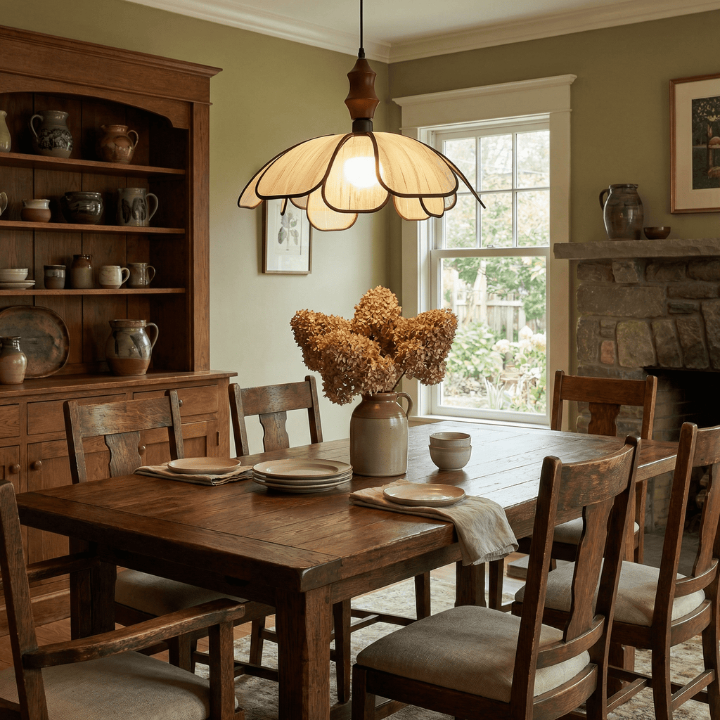 Fabric Hanging Light — Pendant Light | Maison Monashee — view 2