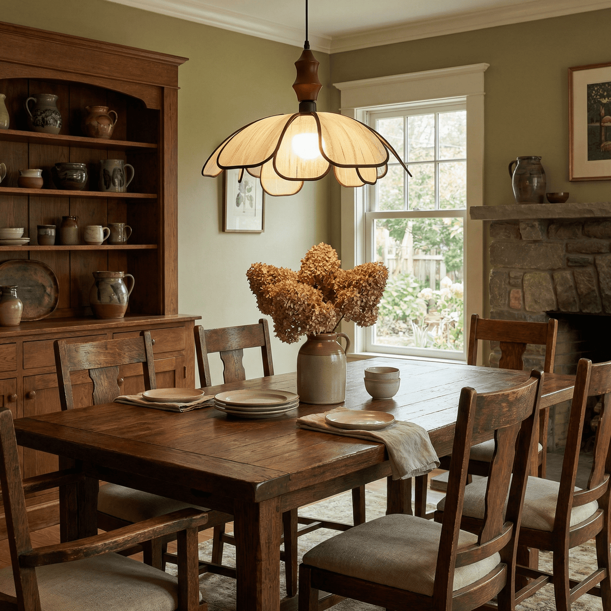 Fabric Hanging Light — Pendant Light | Maison Monashee — view 2