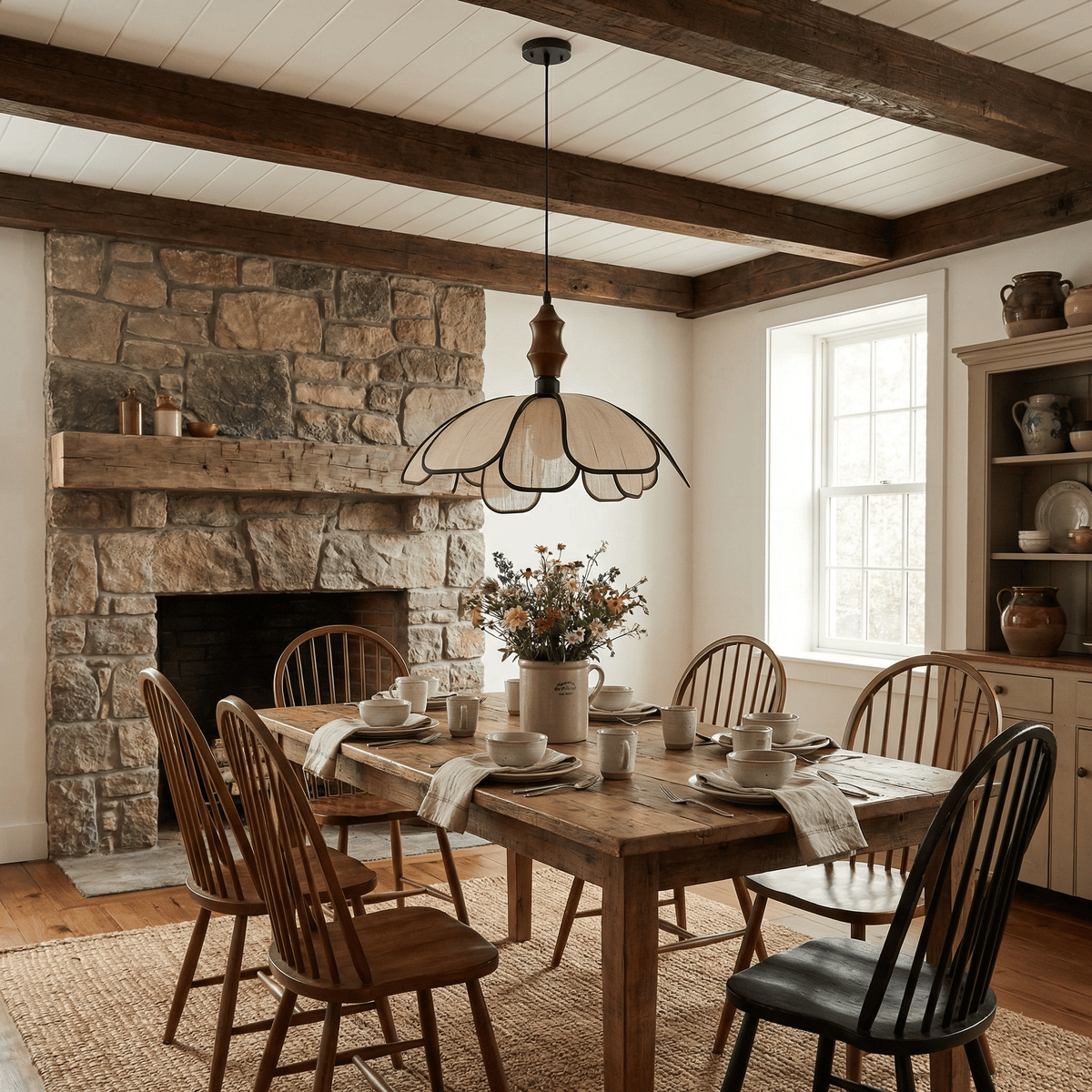Fabric Hanging Light — Pendant Light | Maison Monashee — view 3