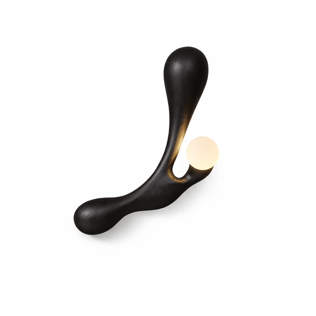 Carved Wood Wall Sconce — Wall Sconce | Maison Monashee — view 14