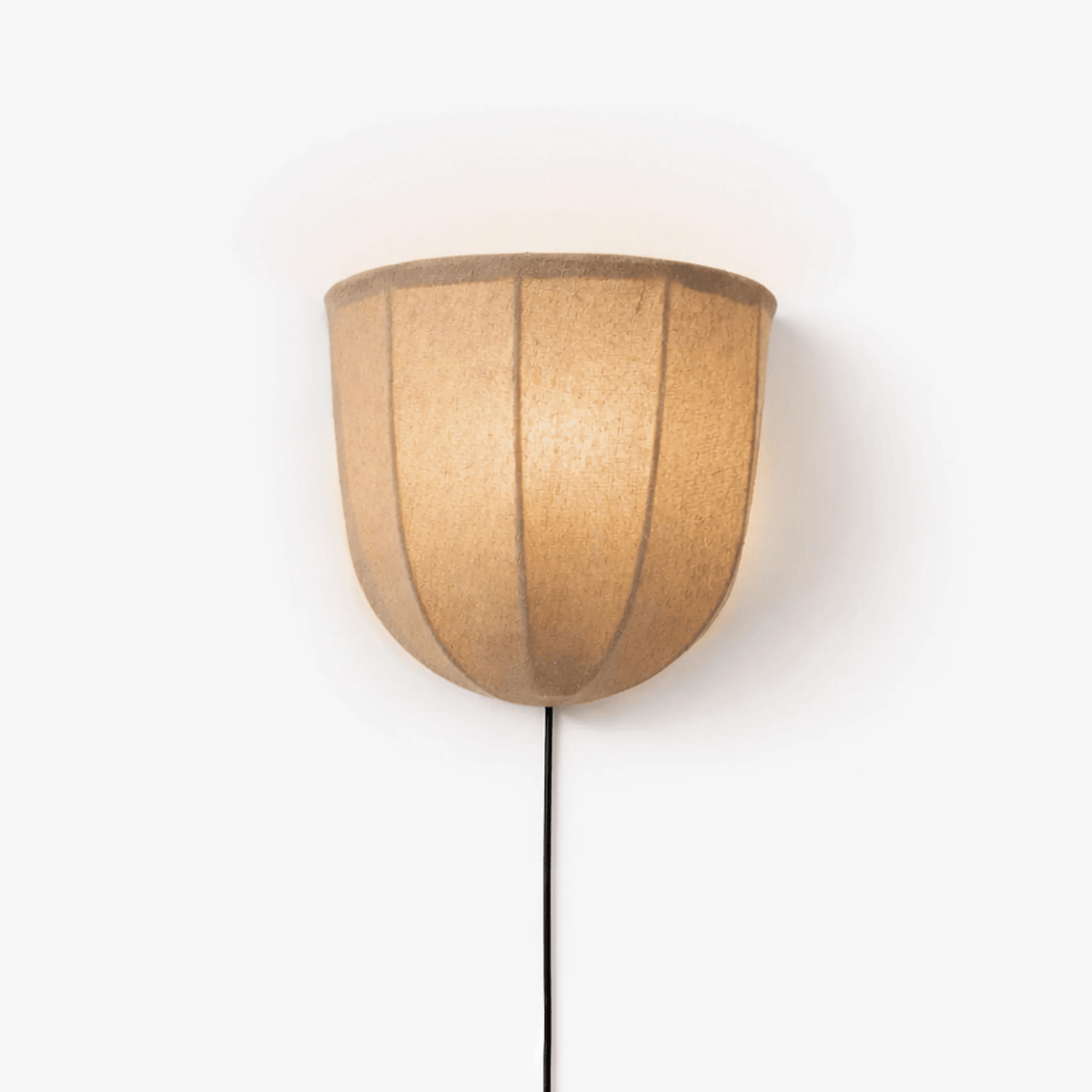 Linen Wall Sconce Plug-In — Wall Sconce | Maison Monashee