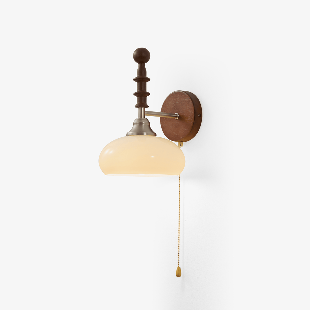 Milk Glass Sconce Vintage — Wall Sconce | Maison Monashee — view 17