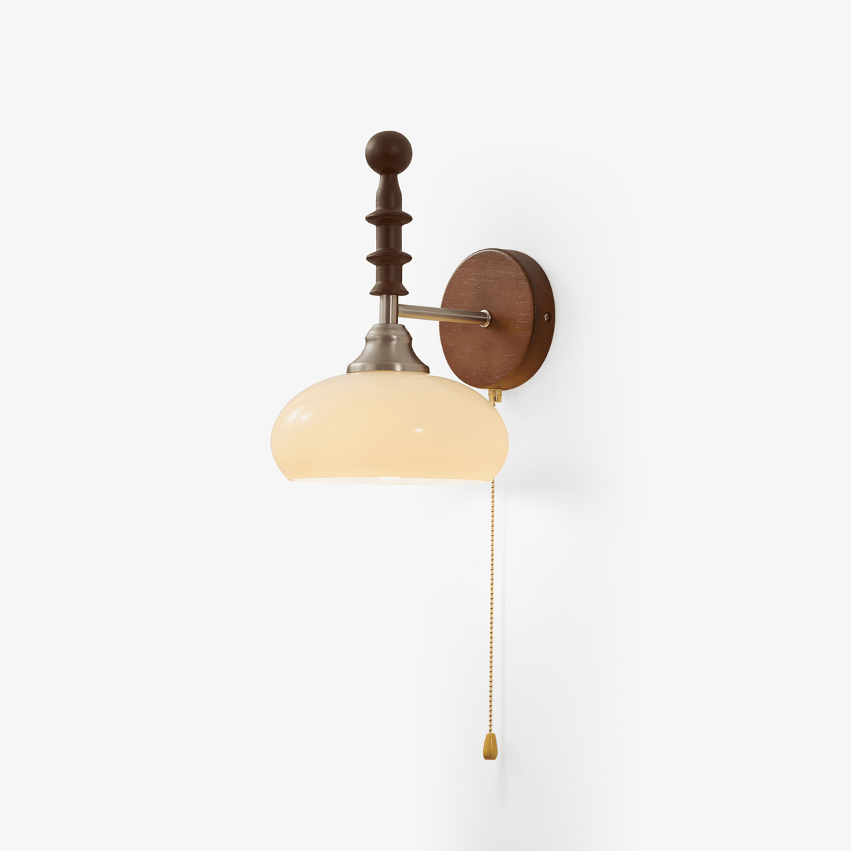 Milk Glass Sconce Vintage — Wall Sconce | Maison Monashee — view 17
