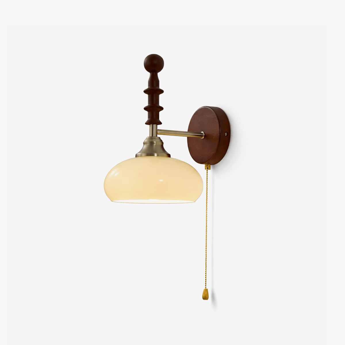 Milk Glass Sconce Vintage — Wall Sconce | Maison Monashee