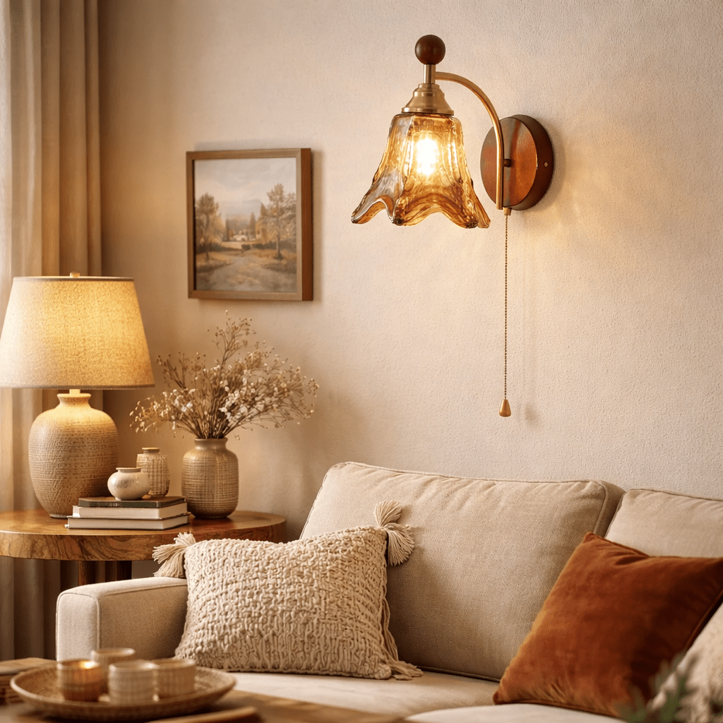Glass Wall Sconce Lighting — Wall Sconce | Maison Monashee — view 2