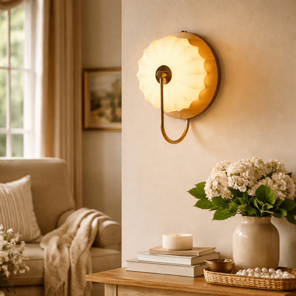 Flower Shaped Wall Light — Wall Sconce | Maison Monashee — view 3