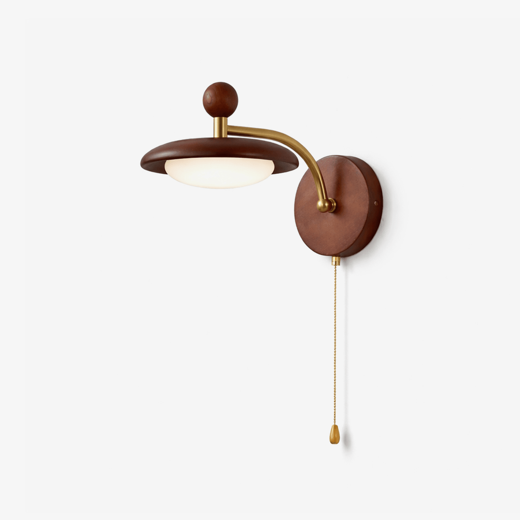 Gold Wall Light with Switch — Wall Sconce | Maison Monashee