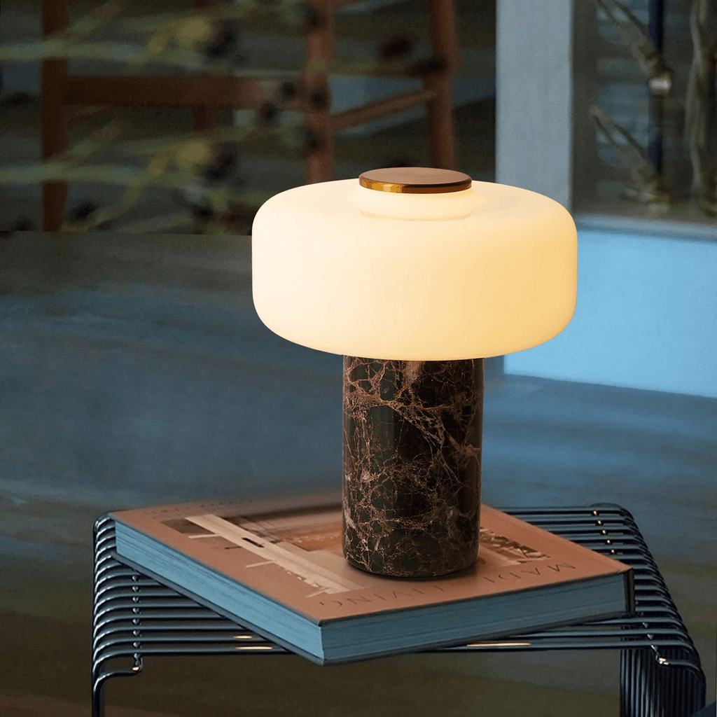 Opal Glass Table Lamp — Table Lamp | Maison Monashee — view 3