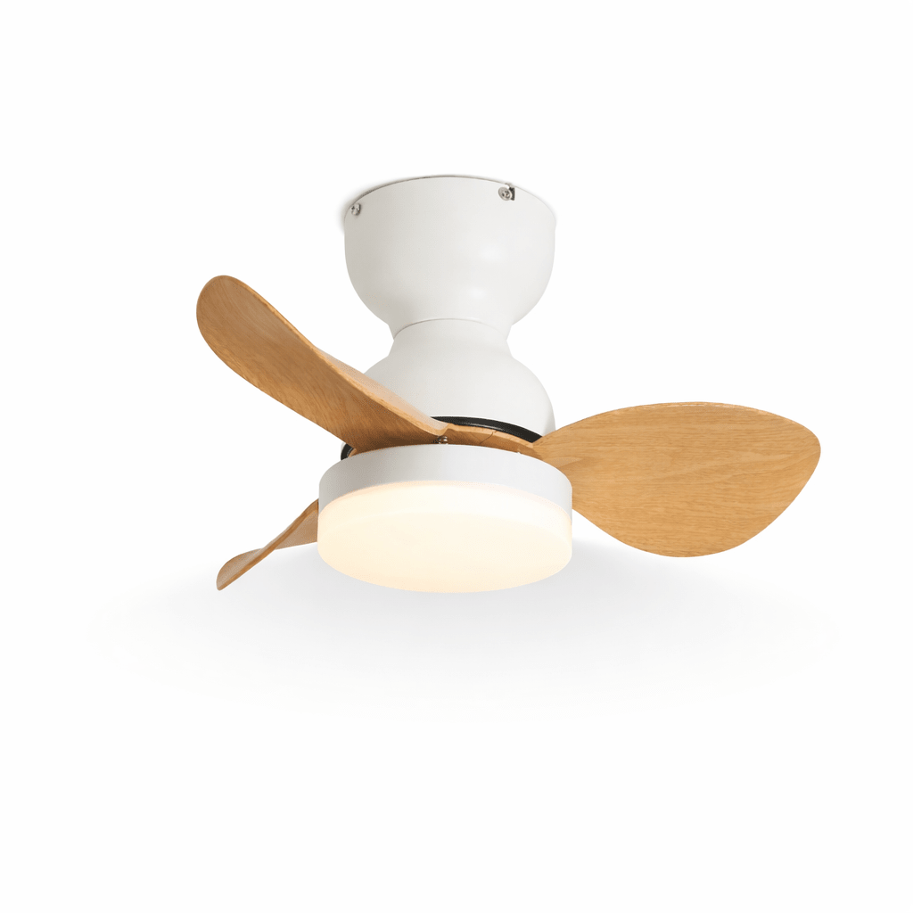 Black Flush Mount Ceiling Fan — Ceiling Fan | Maison Monashee — view 15