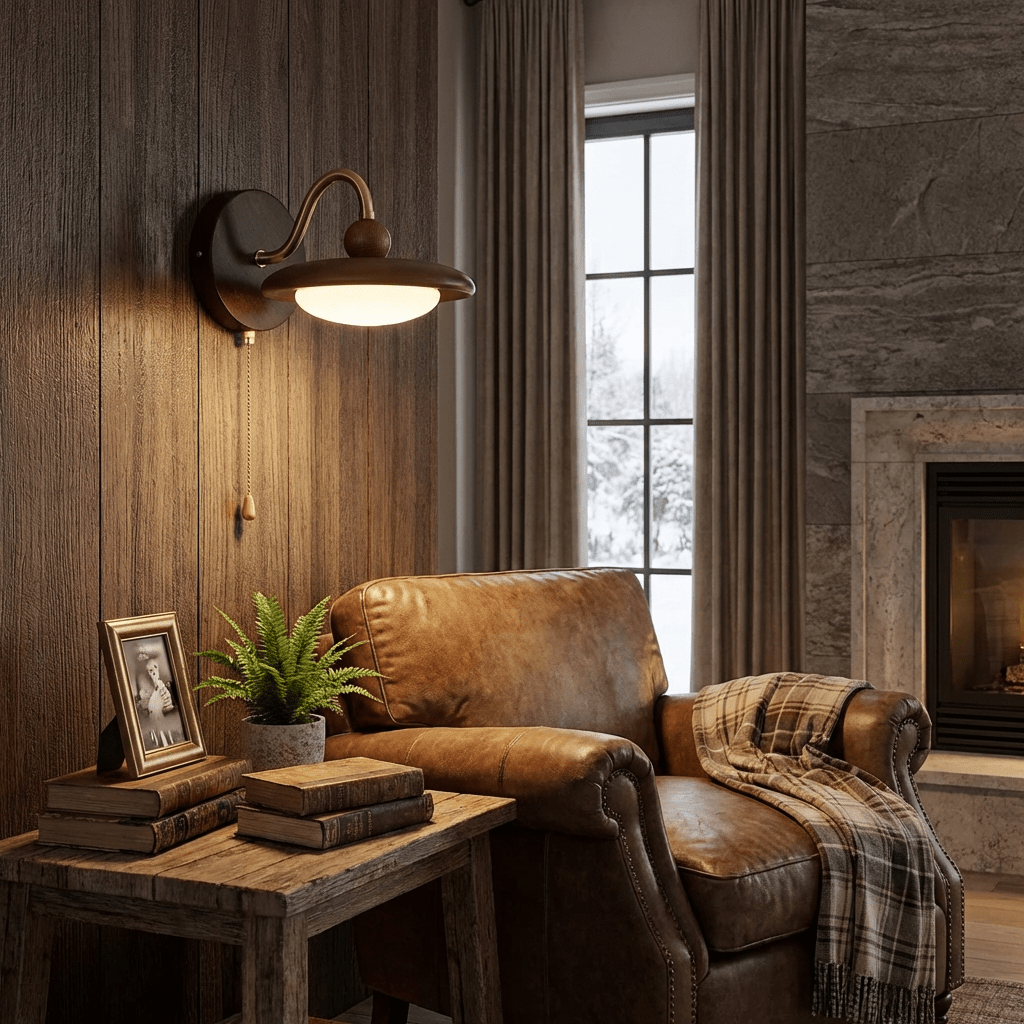 Gold Wall Light with Switch — Wall Sconce | Maison Monashee — view 5