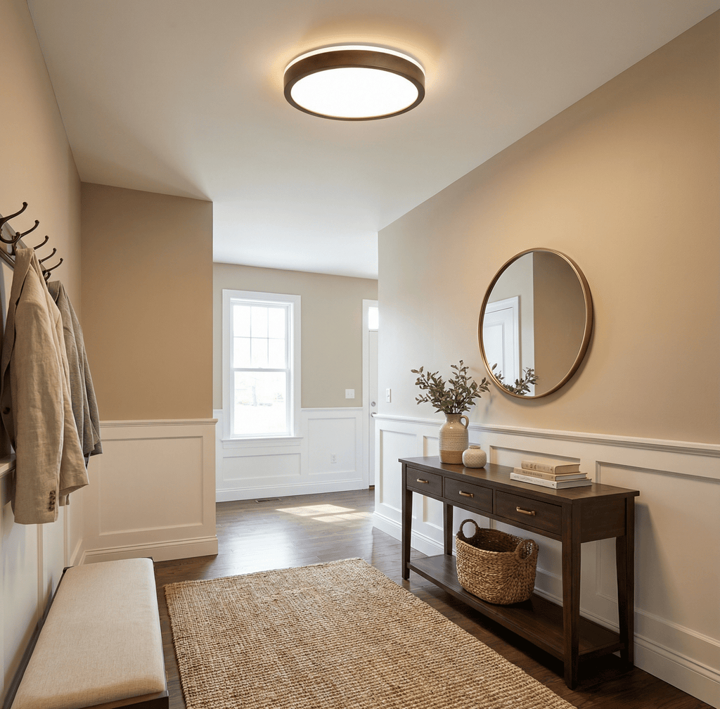 Wood Frame Light Fixture — Ceiling Light | Maison Monashee — view 12