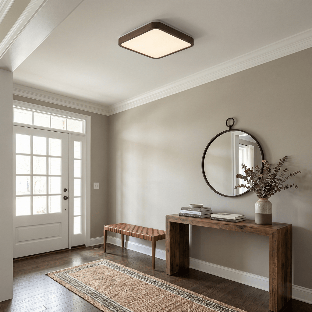 Wood Frame Light Fixture — Ceiling Light | Maison Monashee — view 7