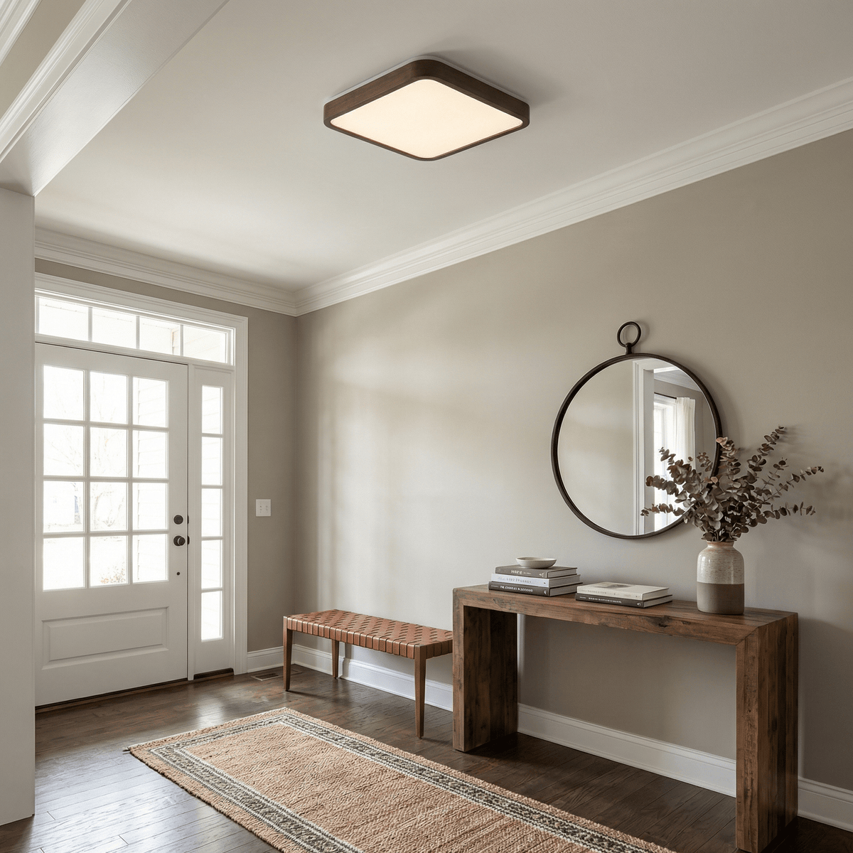 Wood Frame Light Fixture — Ceiling Light | Maison Monashee — view 7