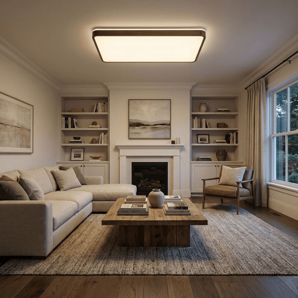 Wood Frame Light Fixture — Ceiling Light | Maison Monashee — view 13