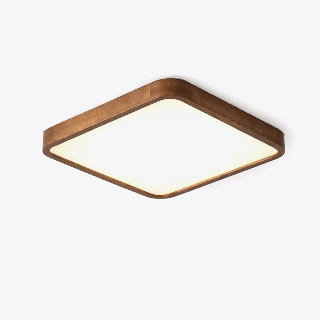 Square Wooden Ceiling Light — Ceiling Light | Maison Monashee