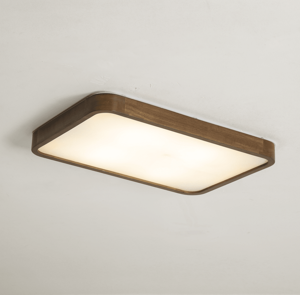 Square Wooden Ceiling Light — Ceiling Light | Maison Monashee — view 6
