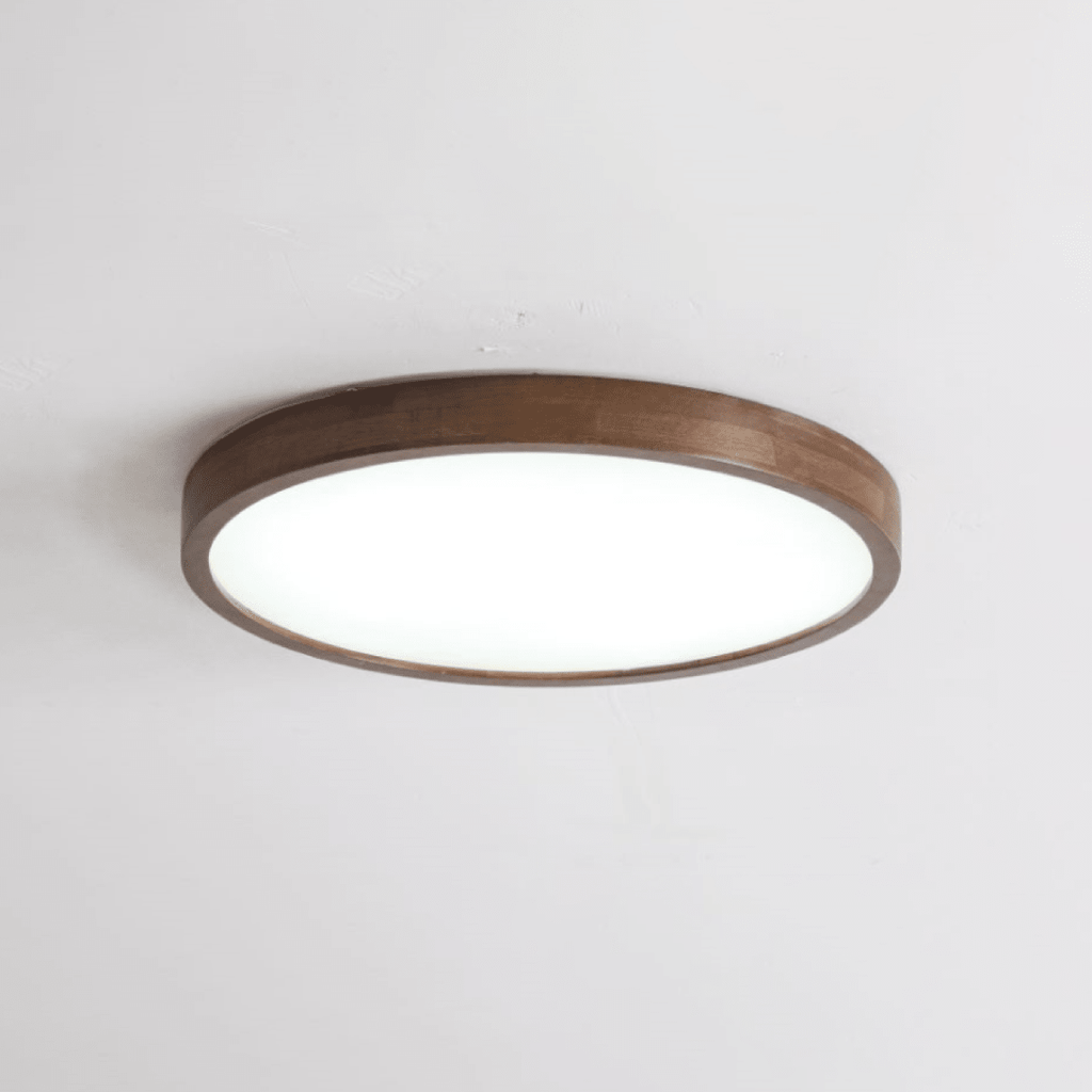 Square Wooden Ceiling Light — Ceiling Light | Maison Monashee — view 8