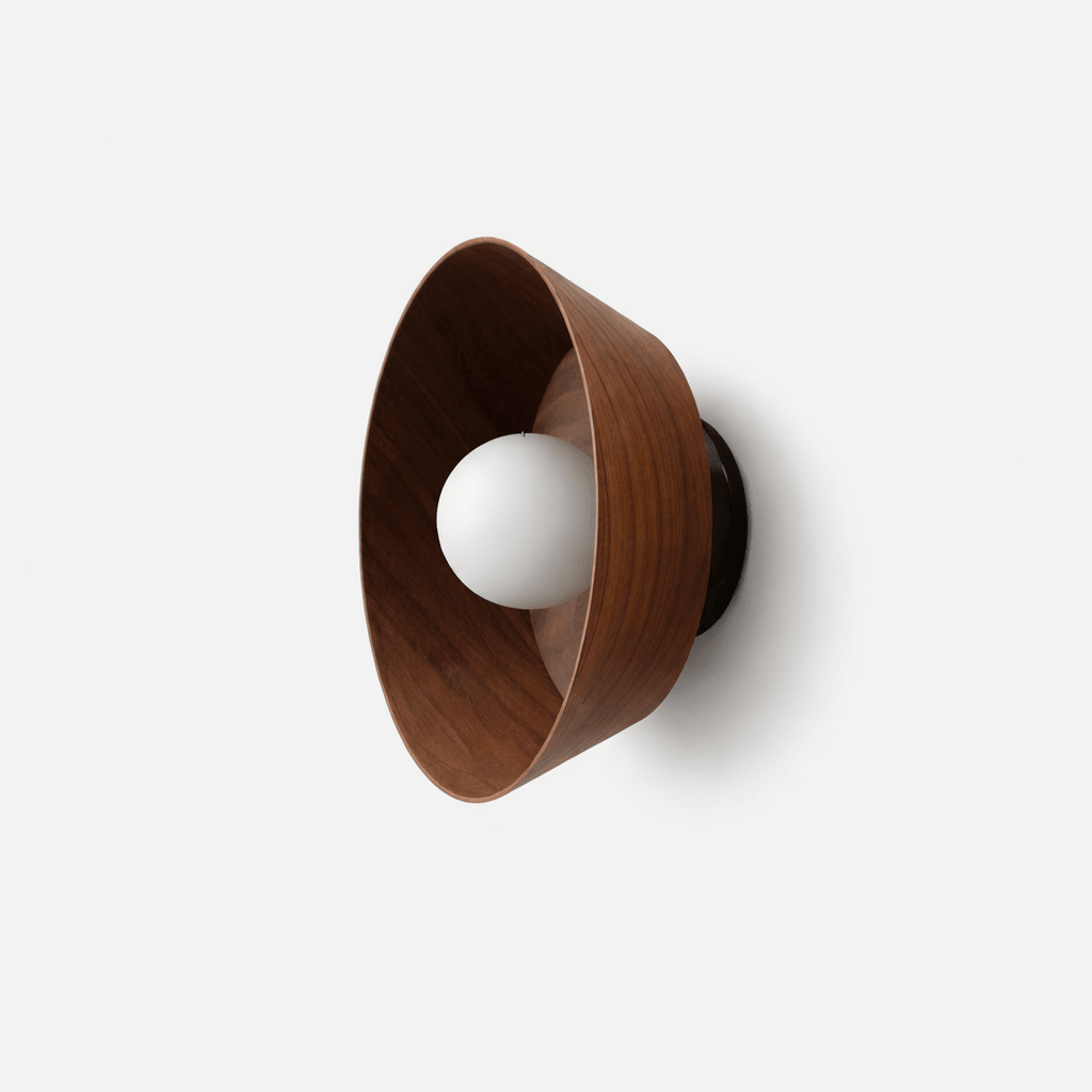 Wood Wall Light Fixture — Wall Sconce | Maison Monashee — view 8