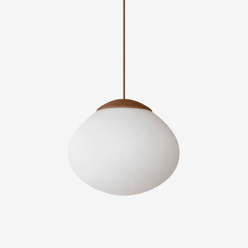 Frosted Glass Dome Pendant Light — Pendant Light | Maison Monashee — view 9
