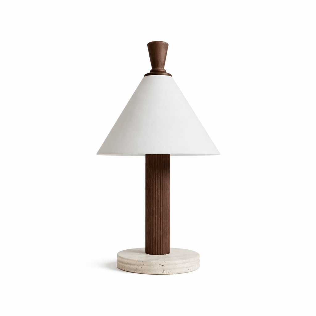 Faux Wood Table Lamp — Table Lamp | Maison Monashee — view 8