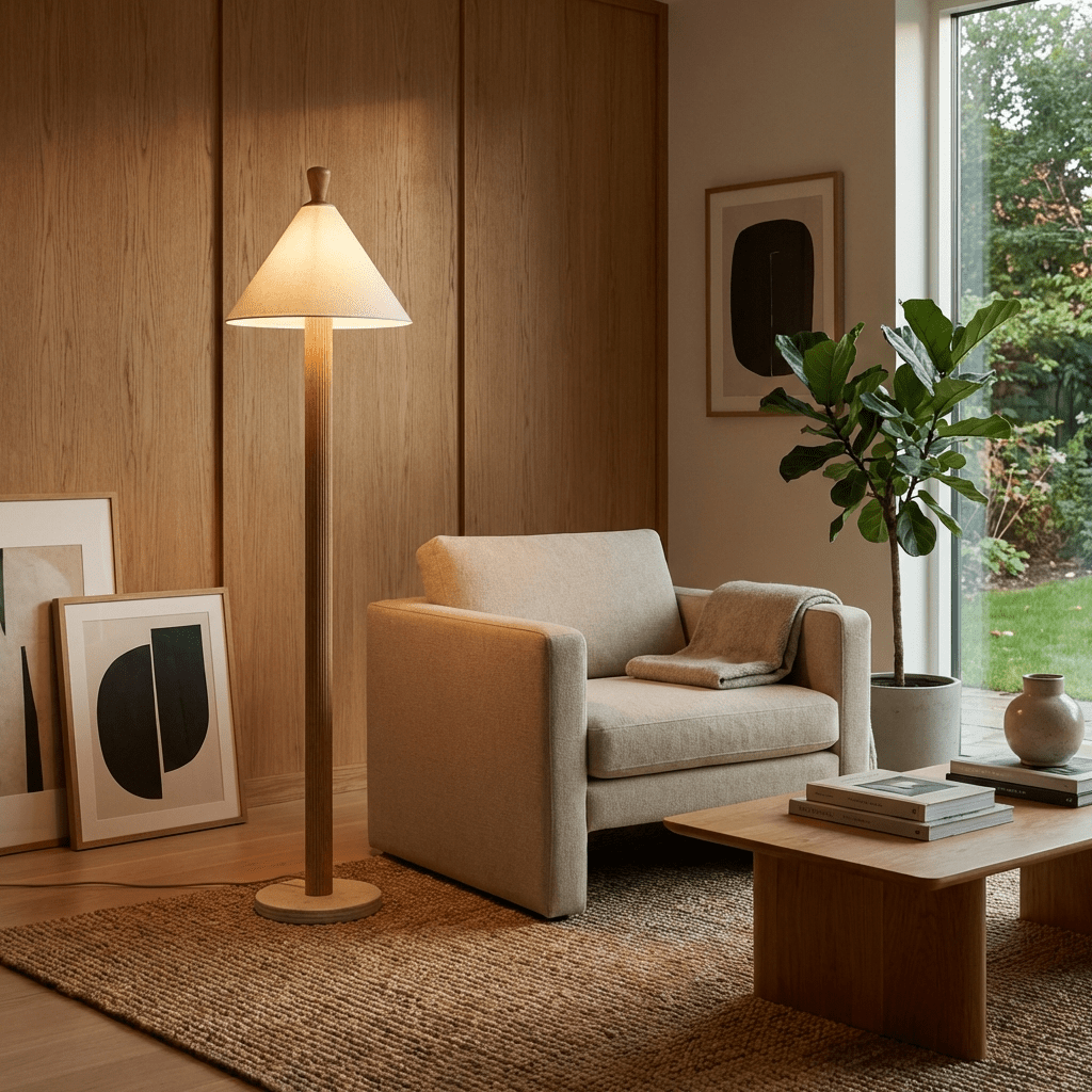 Cone Shaped Floor Lamp — Floor Lamp | Maison Monashee — view 4