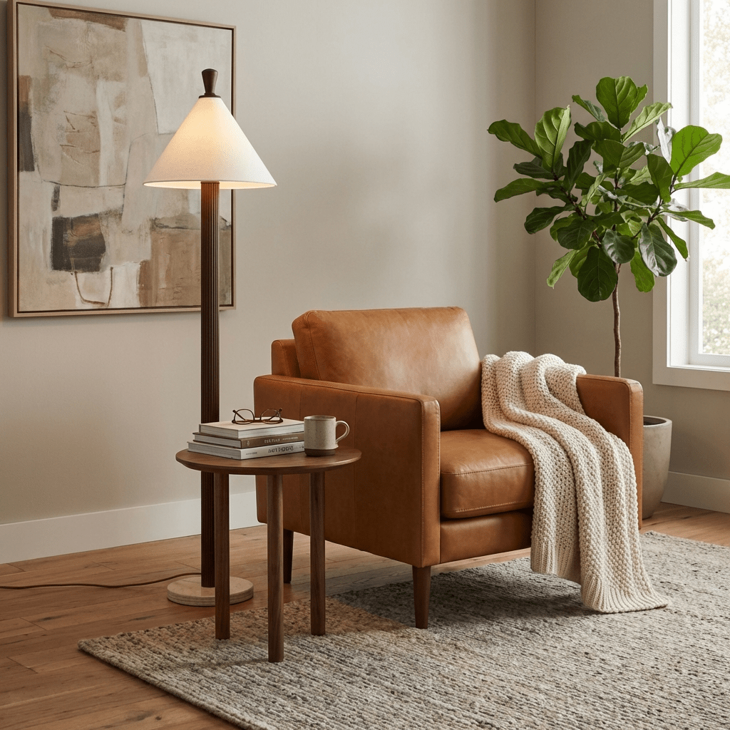 Cone Shaped Floor Lamp — Floor Lamp | Maison Monashee — view 5