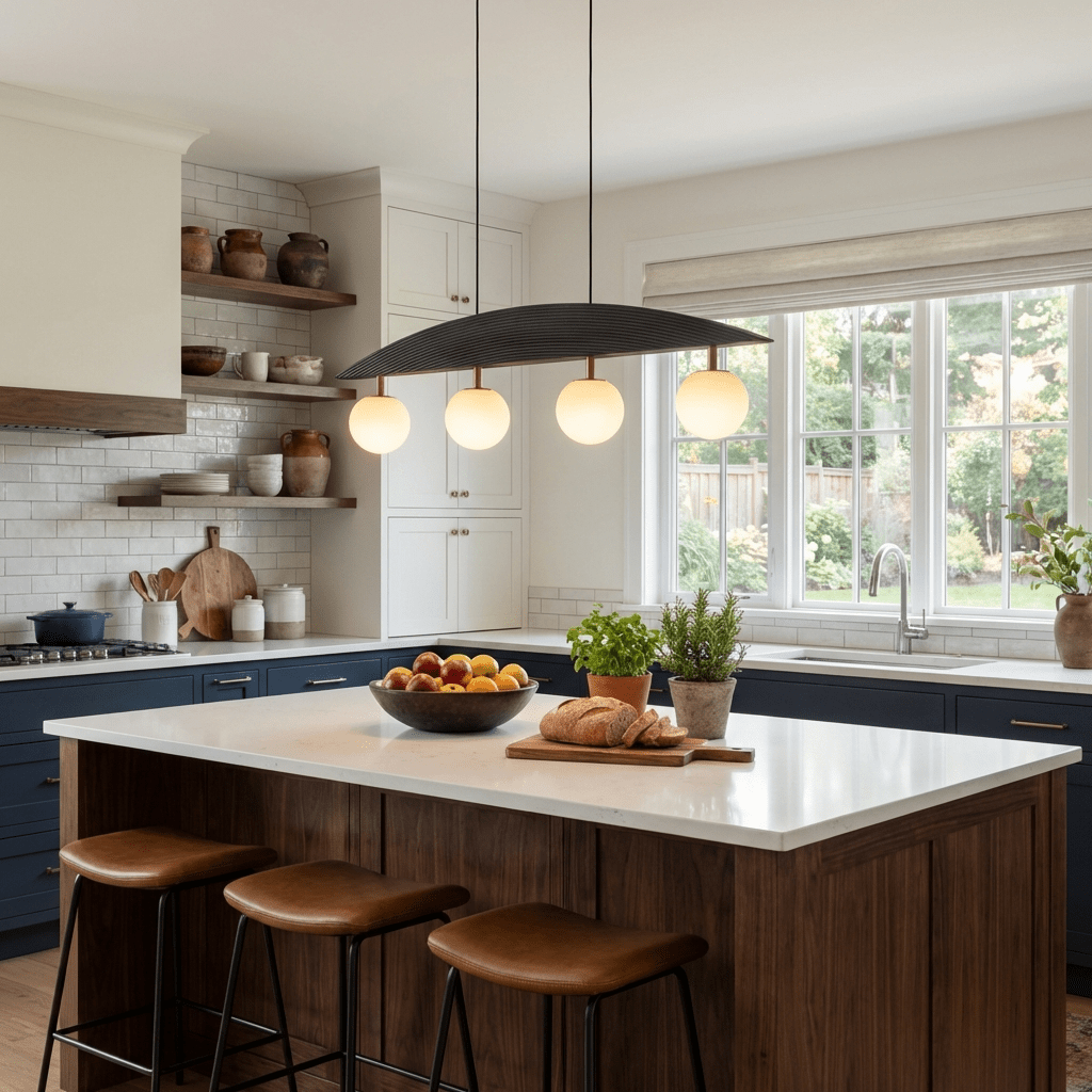 Scandinavian Wood Chandelier — Chandelier | Maison Monashee — view 5
