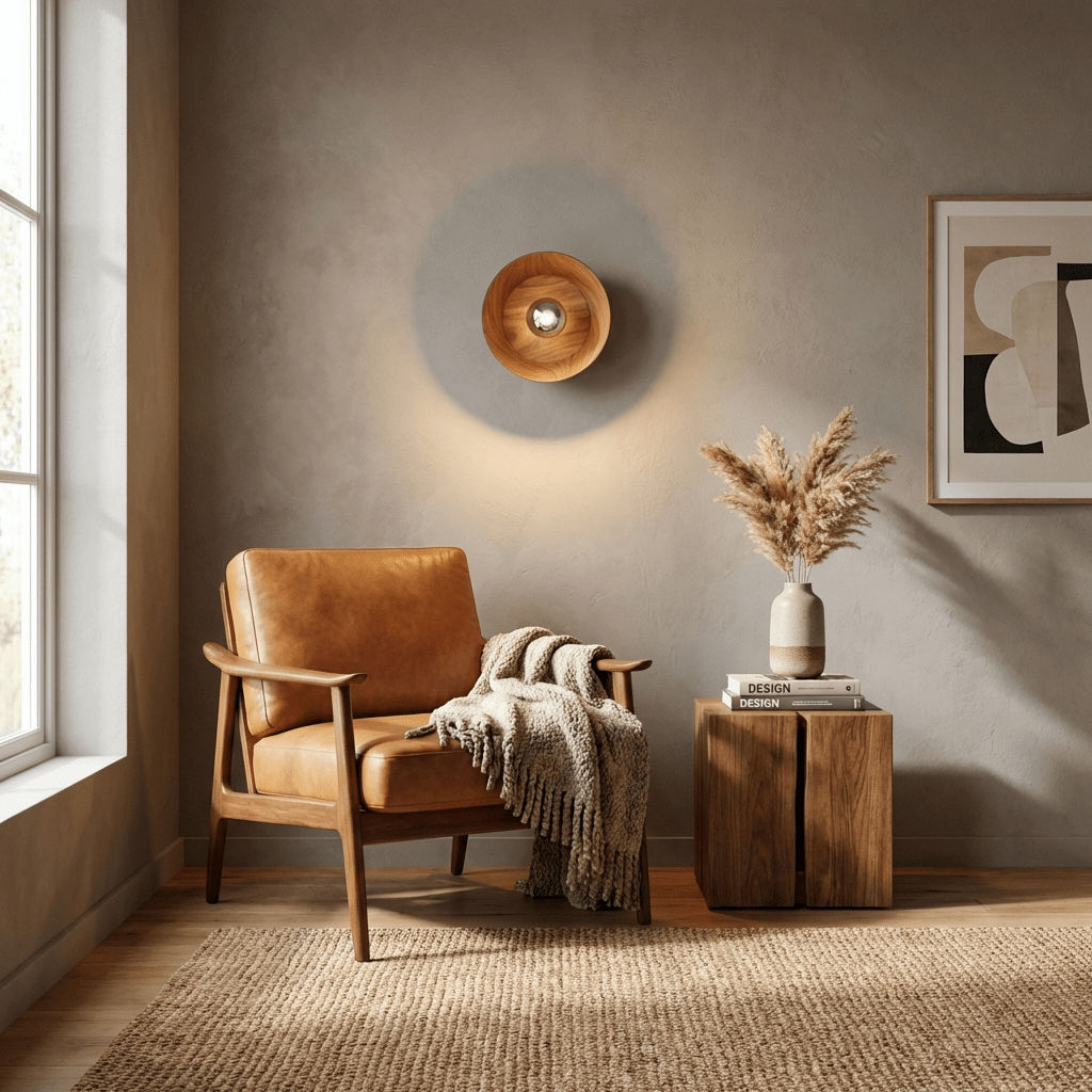 Wood Wall Light Fixture — Wall Sconce | Maison Monashee — view 11