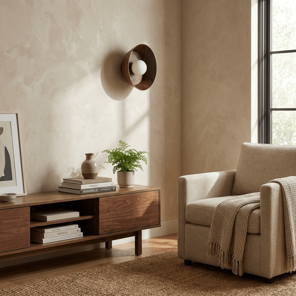 Wood Wall Light Fixture — Wall Sconce | Maison Monashee — view 3