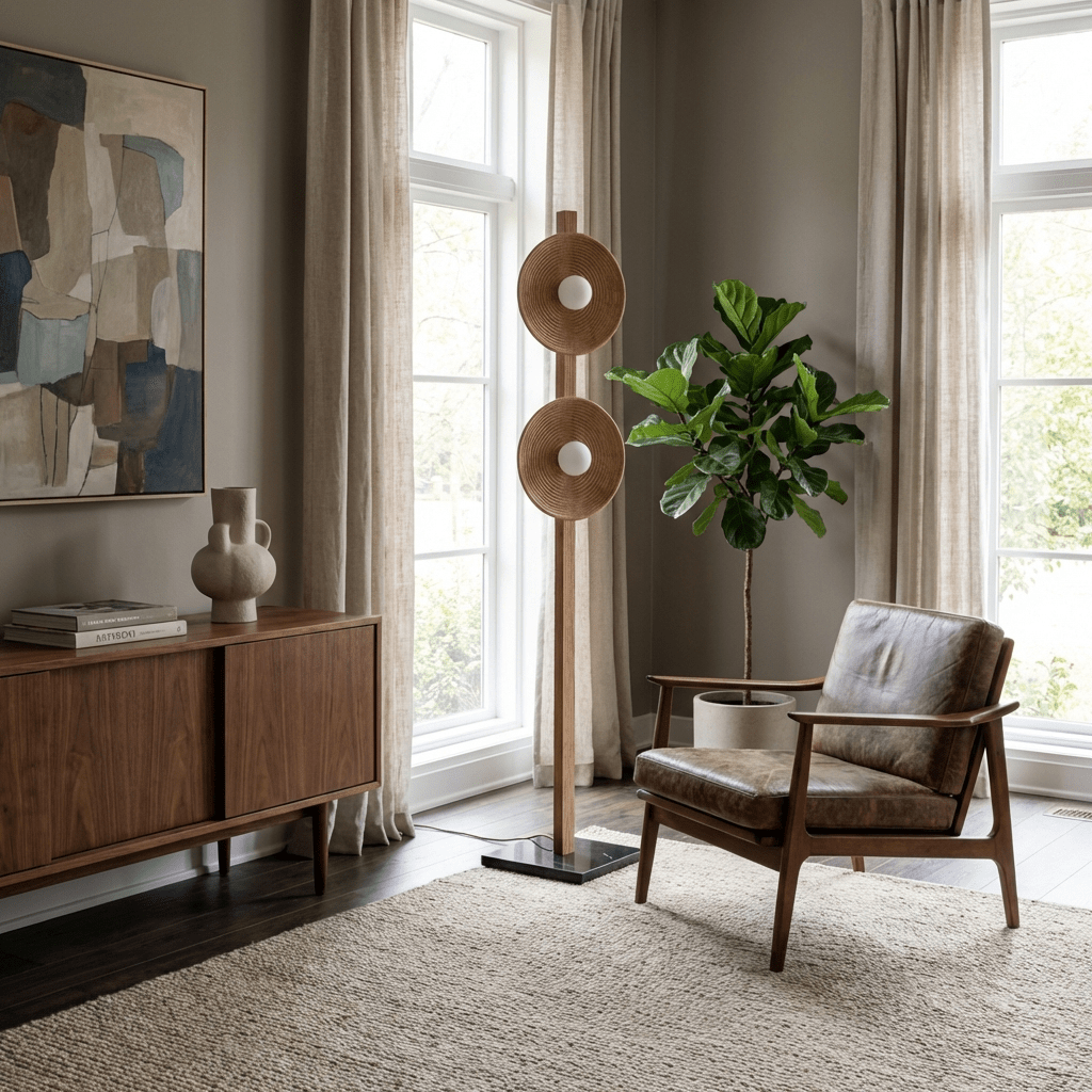 Disc Floor Lamp — Floor Lamp | Maison Monashee — view 12