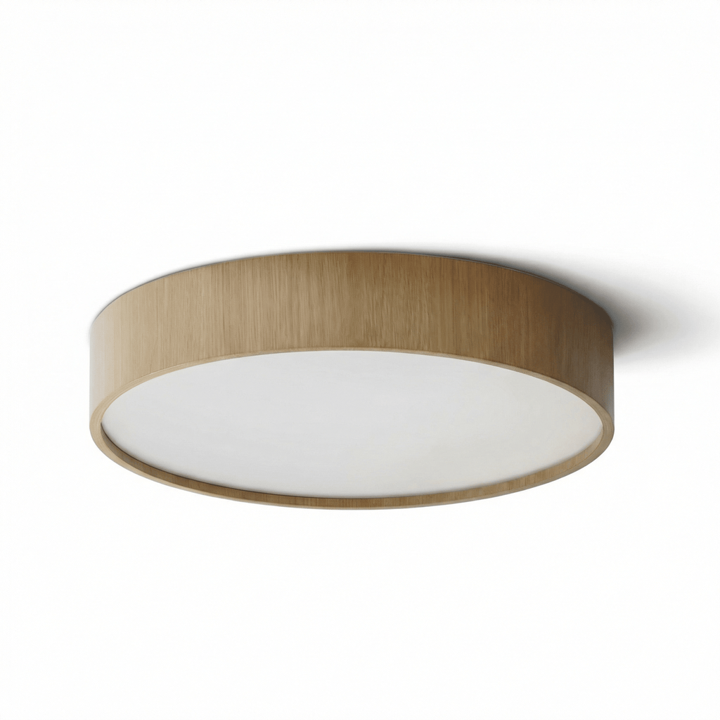 Modern Wood Flush Mount Light — Ceiling Light | Maison Monashee — view 6