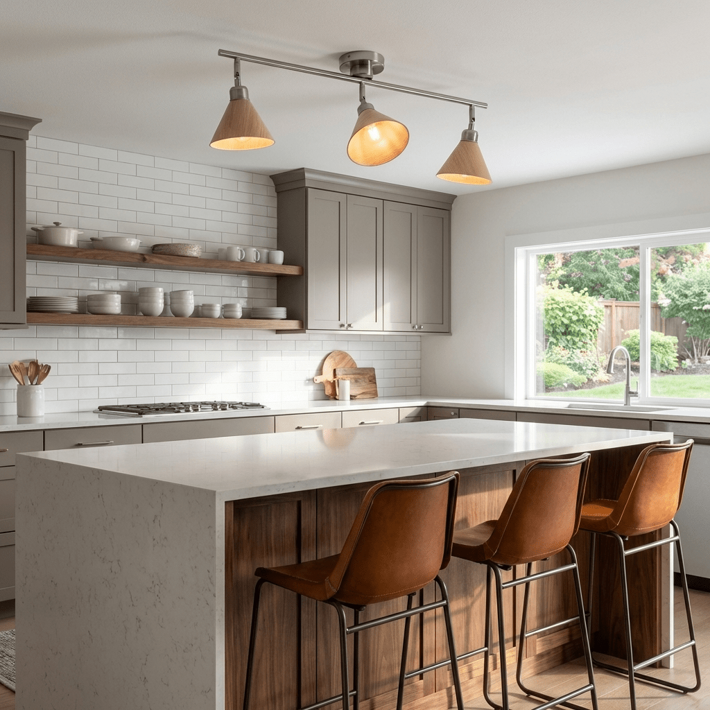 Ceiling Linear Light Fixture — Ceiling Light | Maison Monashee — view 3