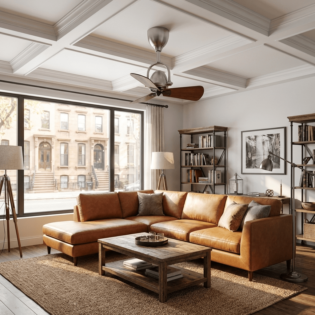 Wood Ceiling Fan Without Light — Ceiling Fan | Maison Monashee — view 3