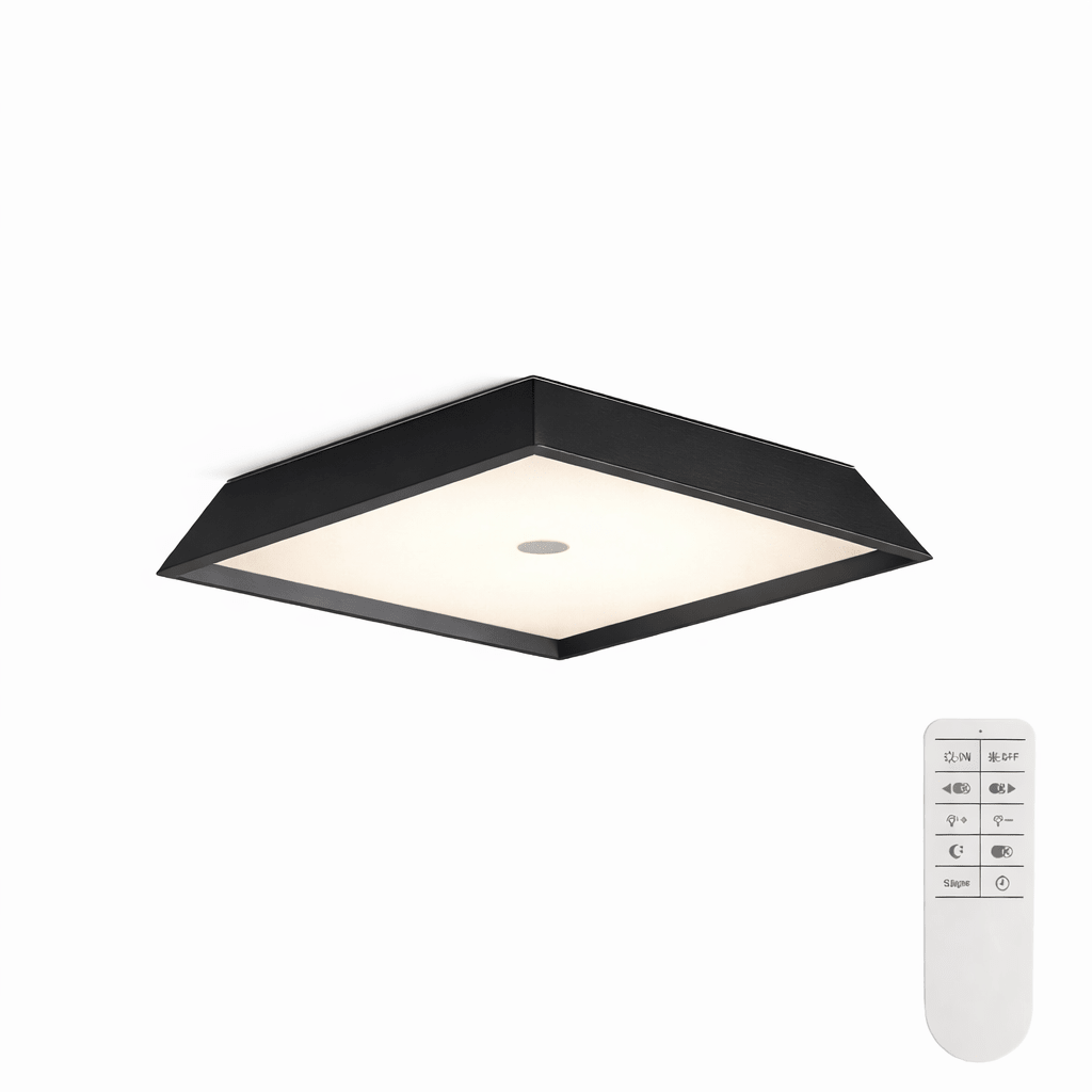 Square Wood Light Fixture — Ceiling Light | Maison Monashee — view 7