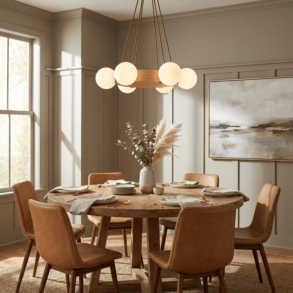 Circular Ring Chandelier — Chandelier | Maison Monashee — view 6