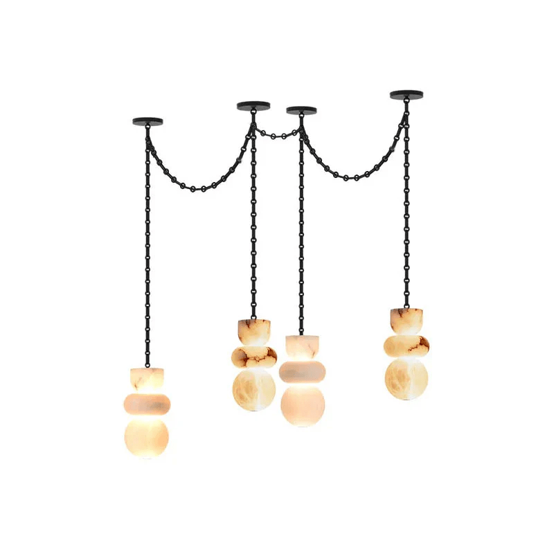 Black Modern Dining Room Chandelier — Chandelier | Maison Monashee — view 16