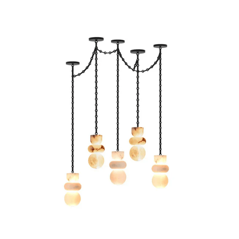 Black Modern Dining Room Chandelier — Chandelier | Maison Monashee — view 17