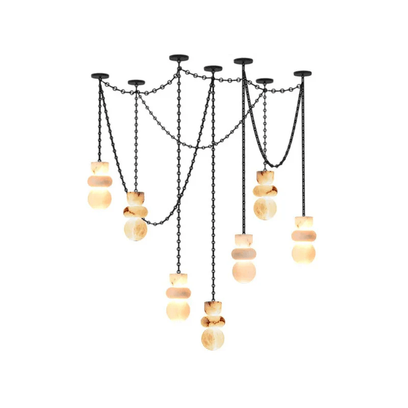 Black Modern Dining Room Chandelier — Chandelier | Maison Monashee — view 18