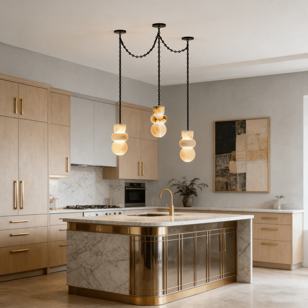 Black Modern Dining Room Chandelier — Chandelier | Maison Monashee — view 23