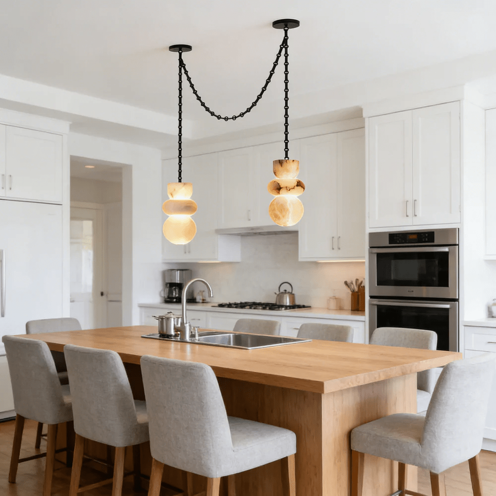 Black Modern Dining Room Chandelier — Chandelier | Maison Monashee — view 24