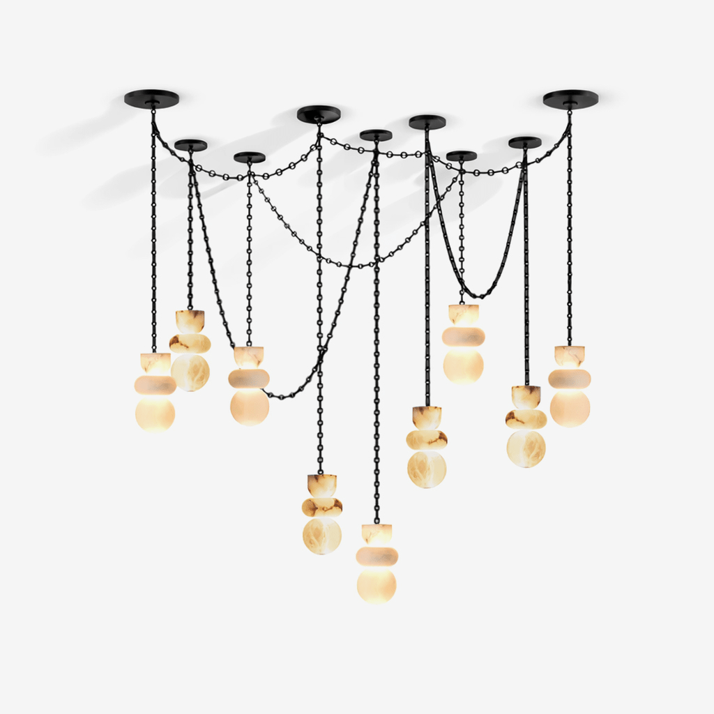 Black Modern Dining Room Chandelier — Chandelier | Maison Monashee