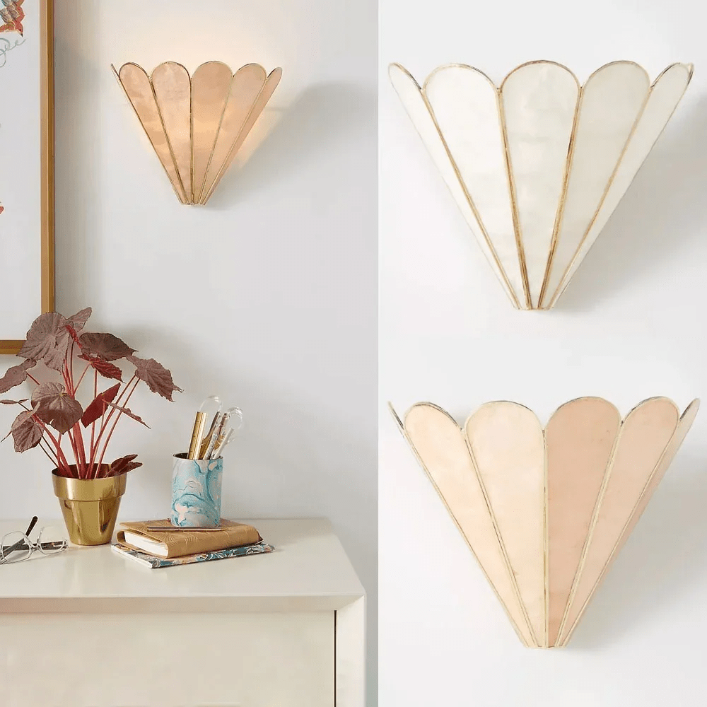 Shell Wall Sconce Lighting — Wall Sconce | Maison Monashee — view 11