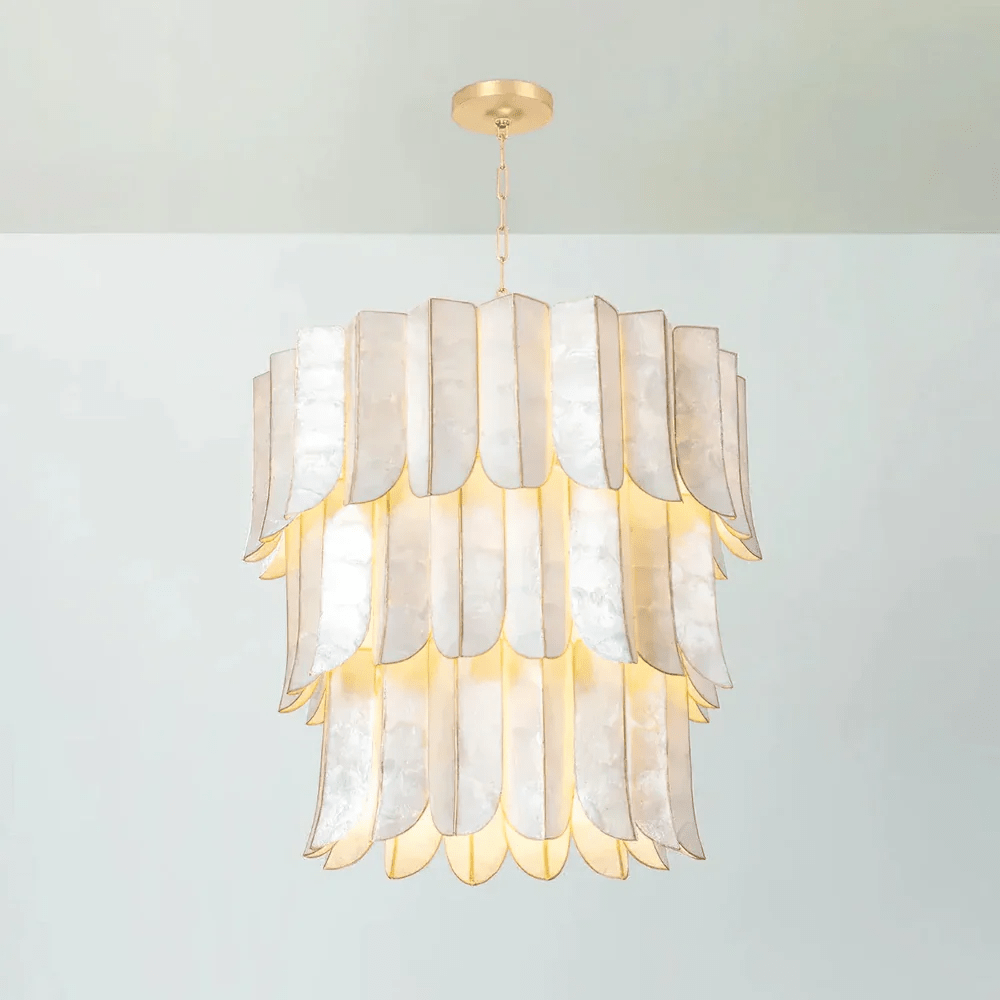 Large Shell Chandelier — Chandelier | Maison Monashee — view 10