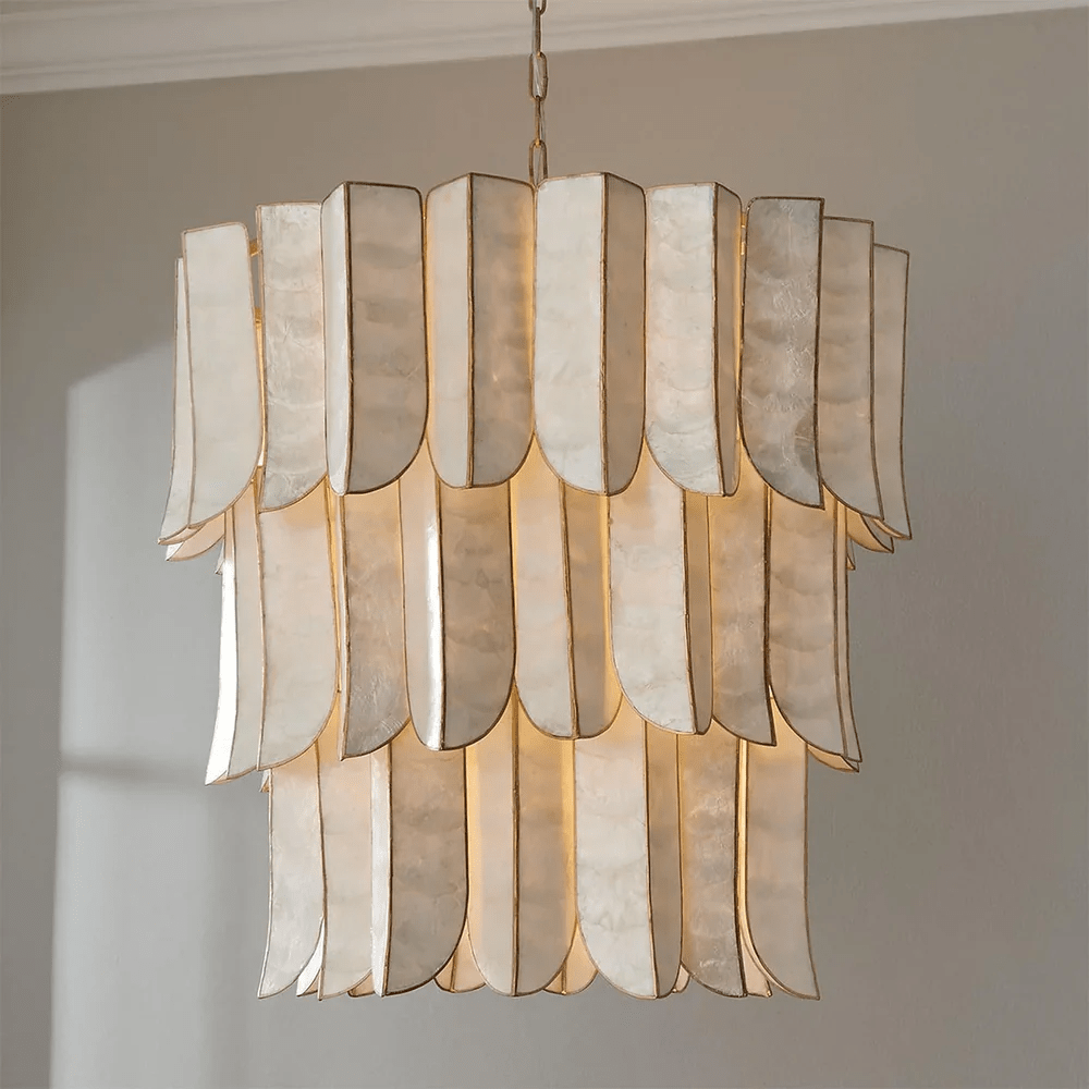 Large Shell Chandelier — Chandelier | Maison Monashee — view 17