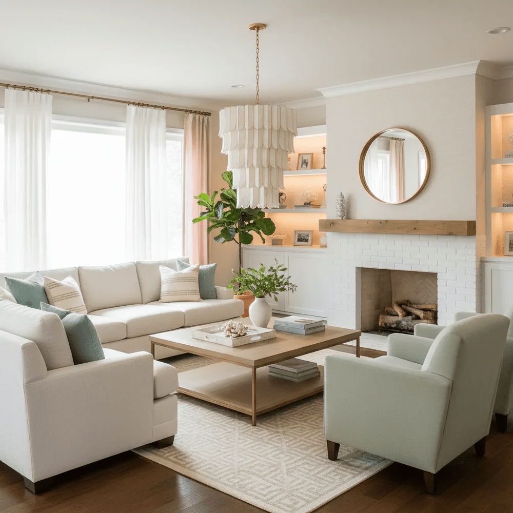 Large Shell Chandelier — Chandelier | Maison Monashee — view 20