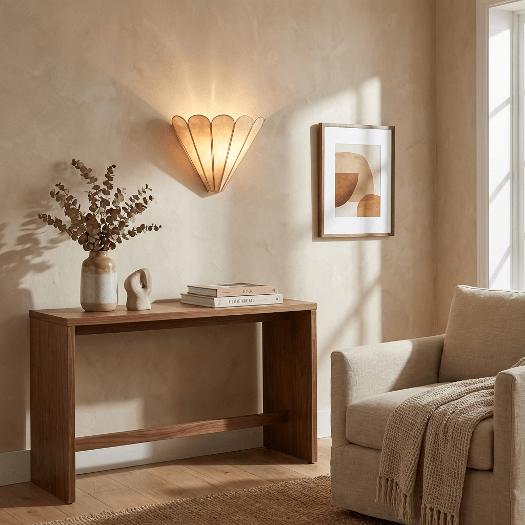 Shell Wall Sconce Lighting — Wall Sconce | Maison Monashee — view 6