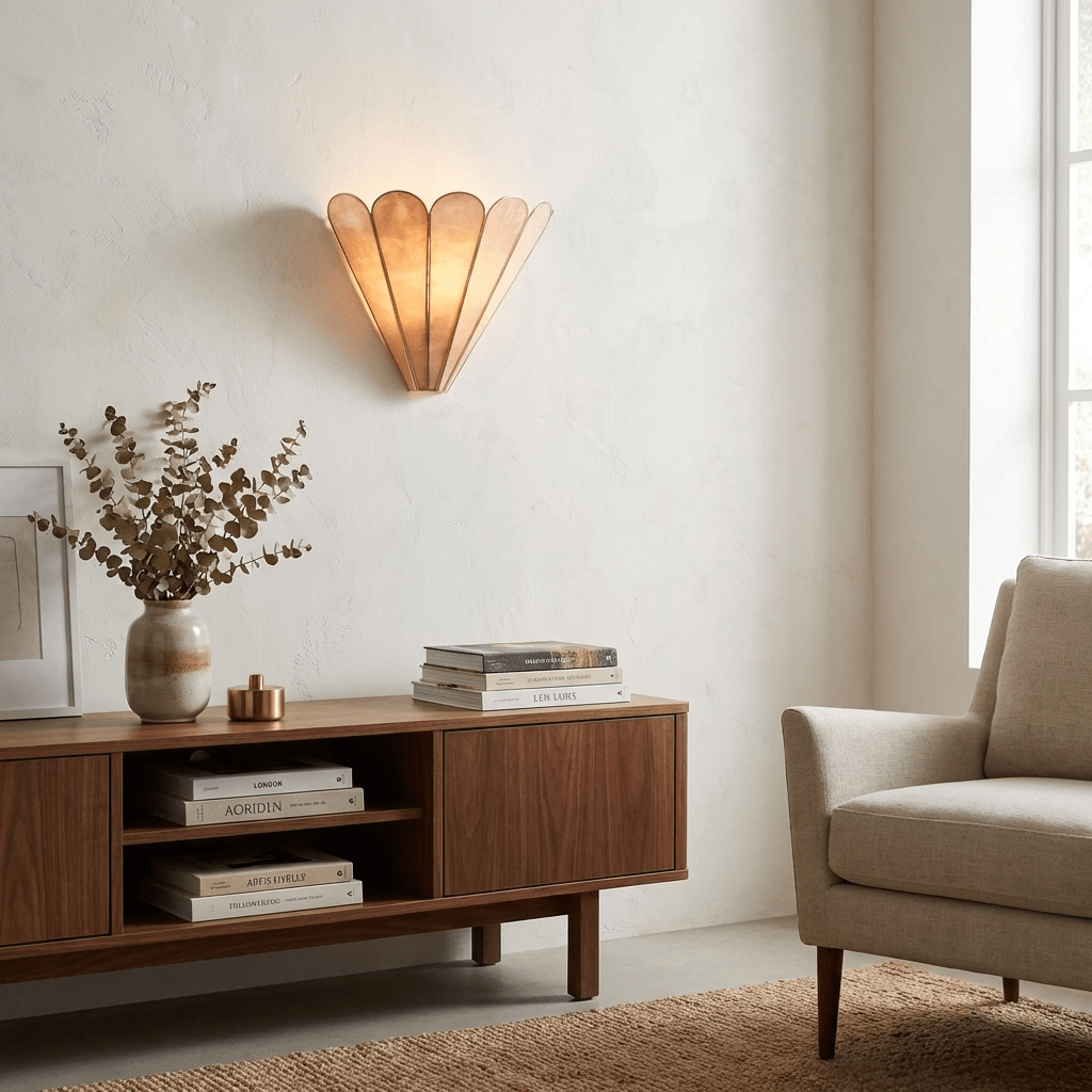 Shell Wall Sconce Lighting — Wall Sconce | Maison Monashee — view 3