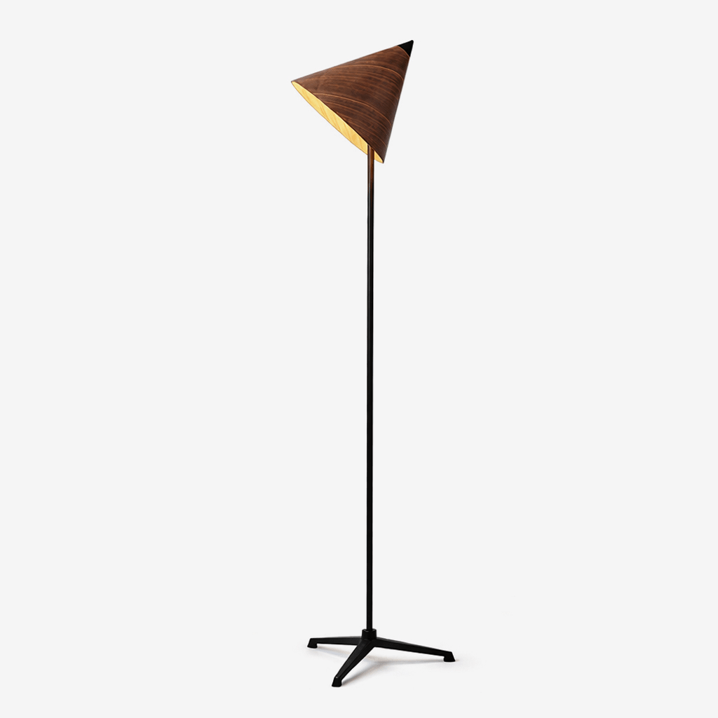 Light Wood Tripod Floor Lamp — Floor Lamp | Maison Monashee — view 8